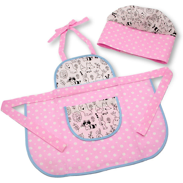 

Поварской колпак и фартук Santa Lucia Звери, Разноцветный, Поварской колпак и фартук Santa Lucia Звери