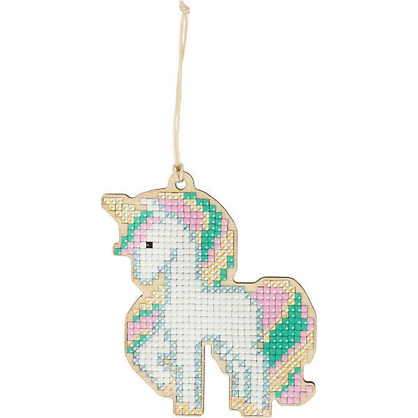 

Алмазная мозаика Фрея "Подвеска" Единорог, 8х9 см