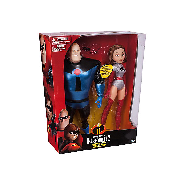 Игровой набор "Суперсемейка 2", Эластика и Мистер Исключительный JAKKS PACIFIC 15289589