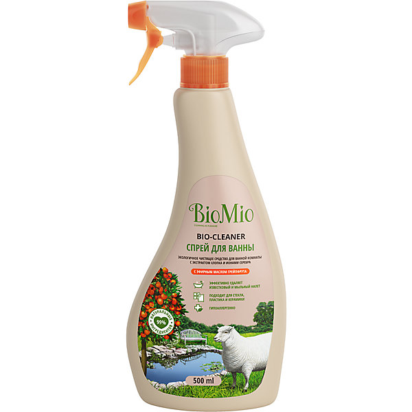 Чистящее средство BioMio для ванной комнаты Грейпфрут, 500 мл BIO MIO 15289685