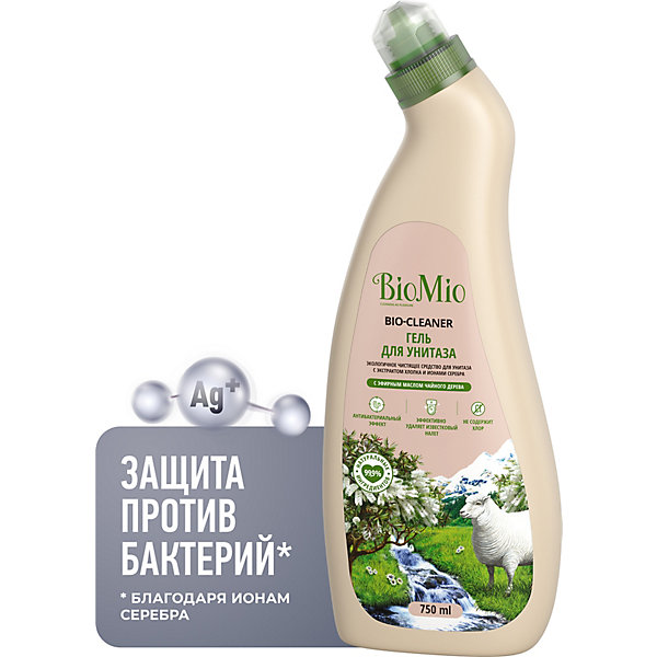 

Чистящее средство для унитаза BioMio "Чайное дерево", 750 мл