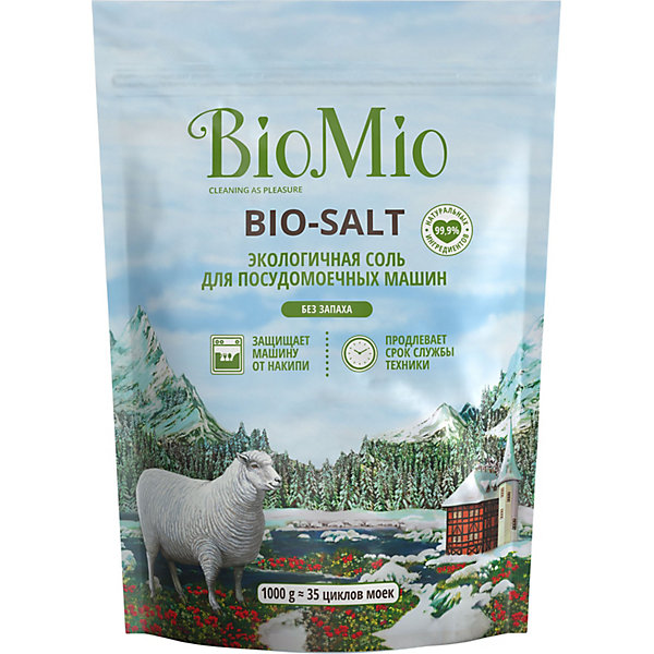 Соль для посудомоечной машины BioMio 1 кг BIO MIO 15289732