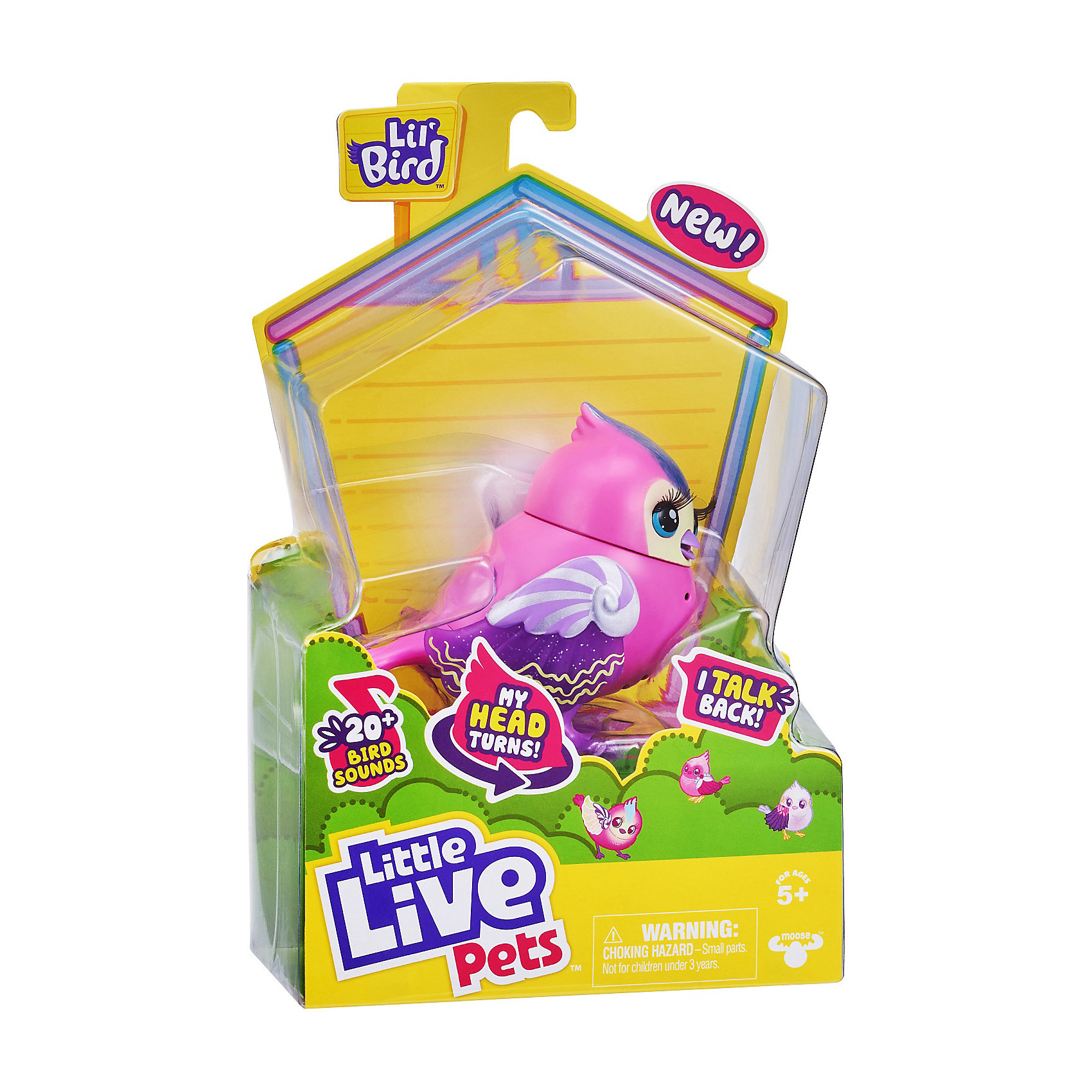 фото Птичка little live pets твити-свити moose