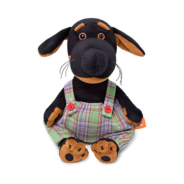 

Мягкая игрушка Budi Basa Собачка Ваксон Baby в штанишках, 19 см, Черный, Мягкая игрушка Budi Basa Собачка Ваксон Baby в штанишках, 19 см
