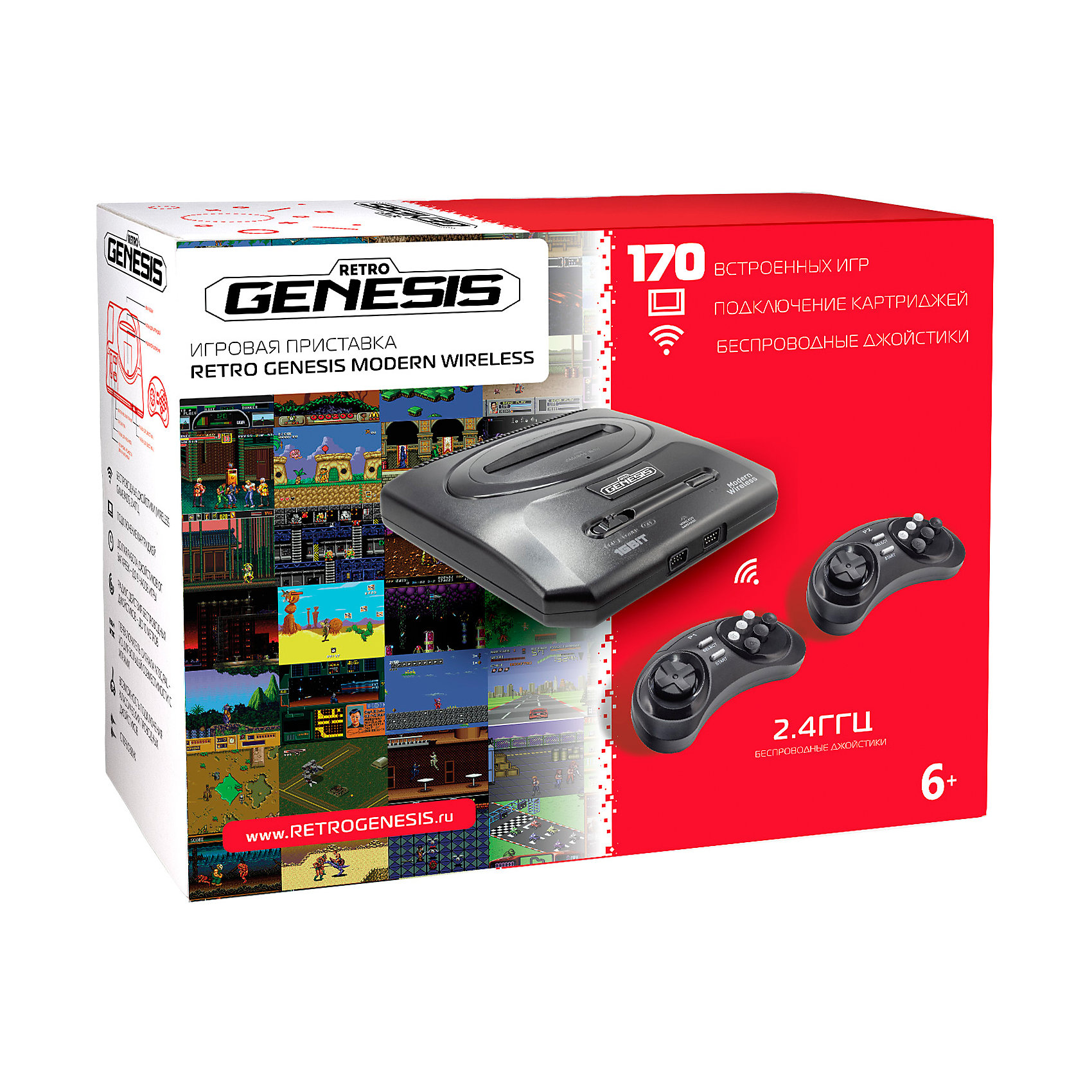 фото Игровая приставка sega retro genesis modern wireless zd-02, 170 игр