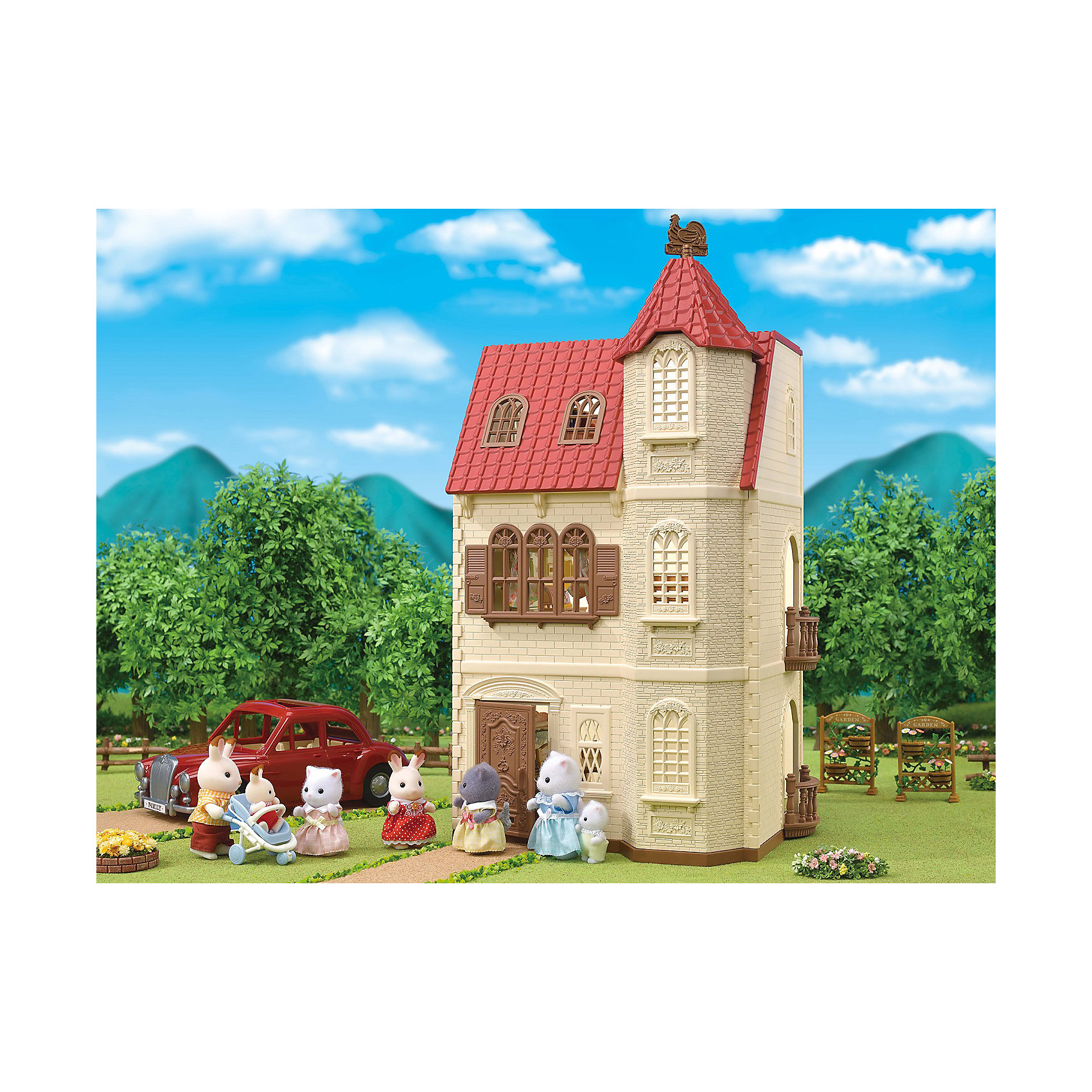 фото Игровой набор sylvanian families трехэтажный дом с флюгером эпоха чудес