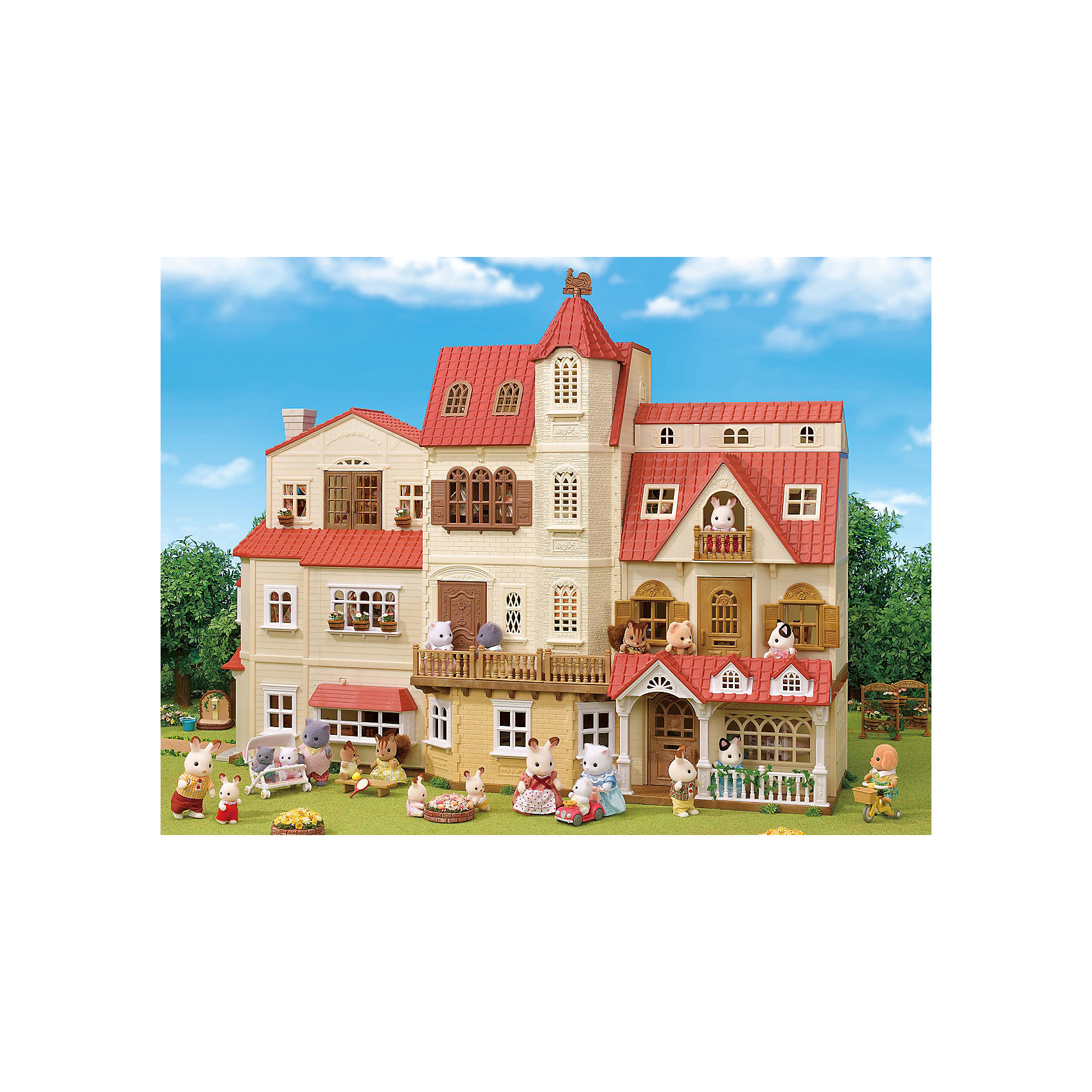 фото Игровой набор sylvanian families трехэтажный дом с флюгером эпоха чудес