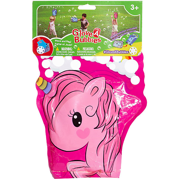 фото Мыльные пузыри-перчатка junfra "единорог", розовый junfa toys