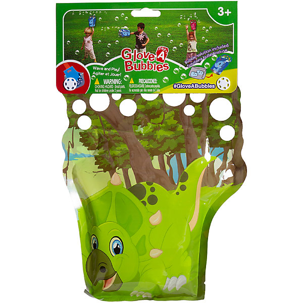 фото Мыльные пузыри-перчатка junfra "динозавр" junfa toys