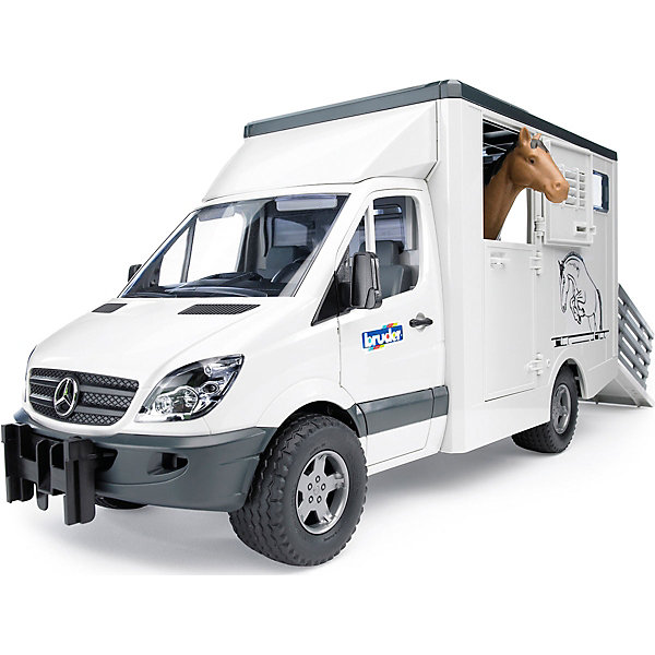 фото Mercedes-benz sprinter фургон с лошадью bruder