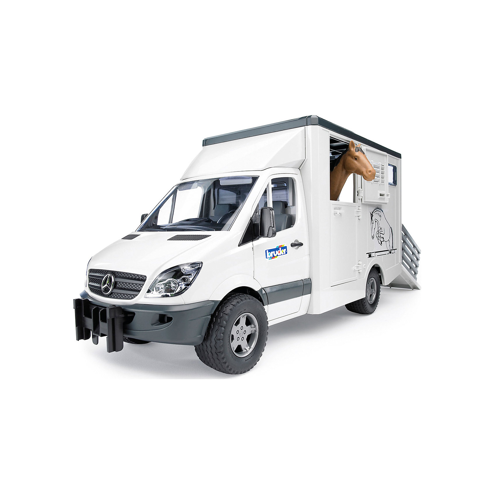 фото Mercedes-benz sprinter фургон с лошадью bruder