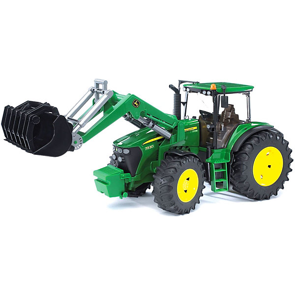 фото Трактор john deere 7930 с погрузчиком bruder