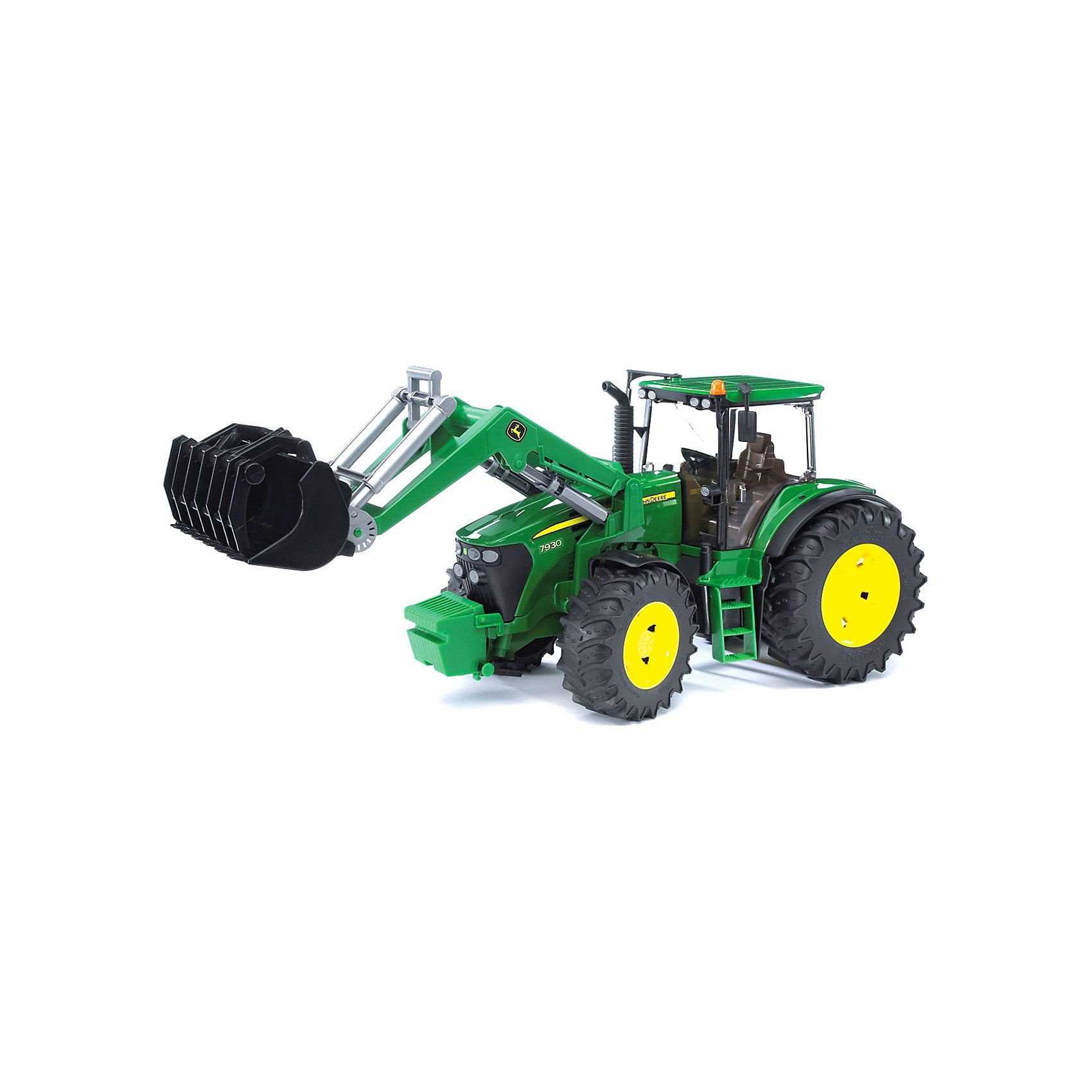 фото Трактор john deere 7930 с погрузчиком bruder