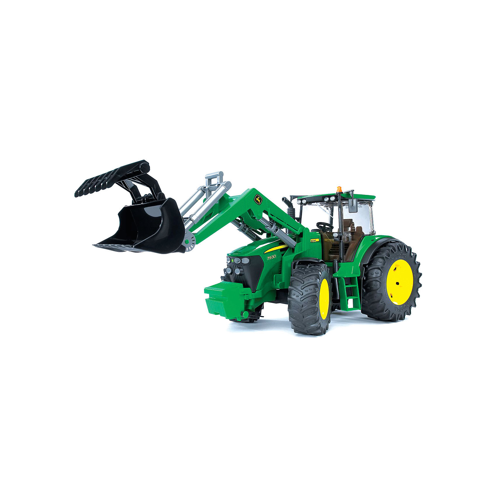 фото Трактор john deere 7930 с погрузчиком bruder