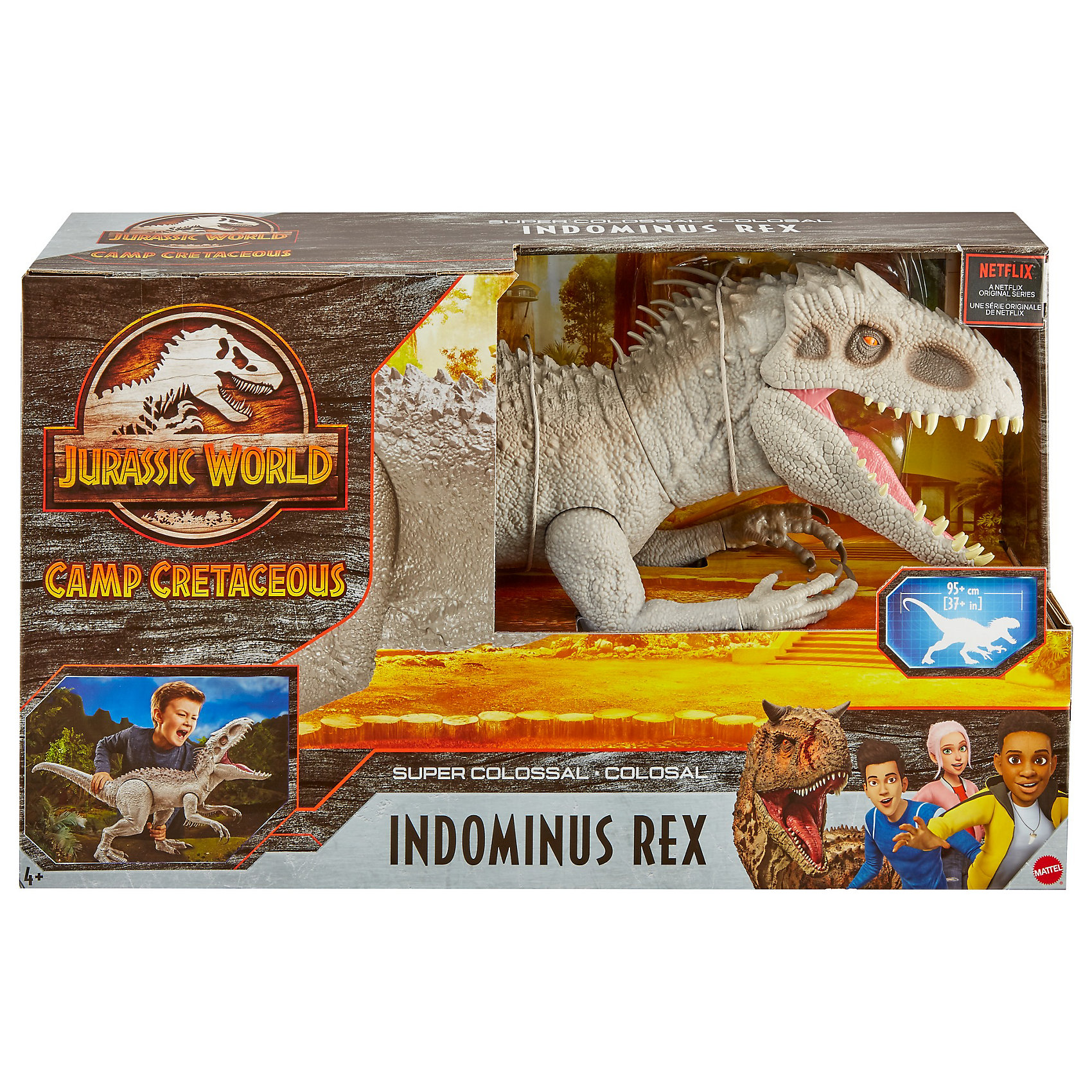 фото Фигурка jurassic world огромный индоминус рекс gph95 mattel