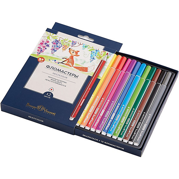 

Фломастеры Bruno Visconti Multicolor, 12 цветов