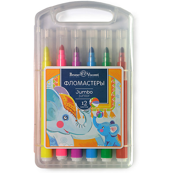 

Фломастеры Bruno Visconti Jumbo Junior, 12 цветов