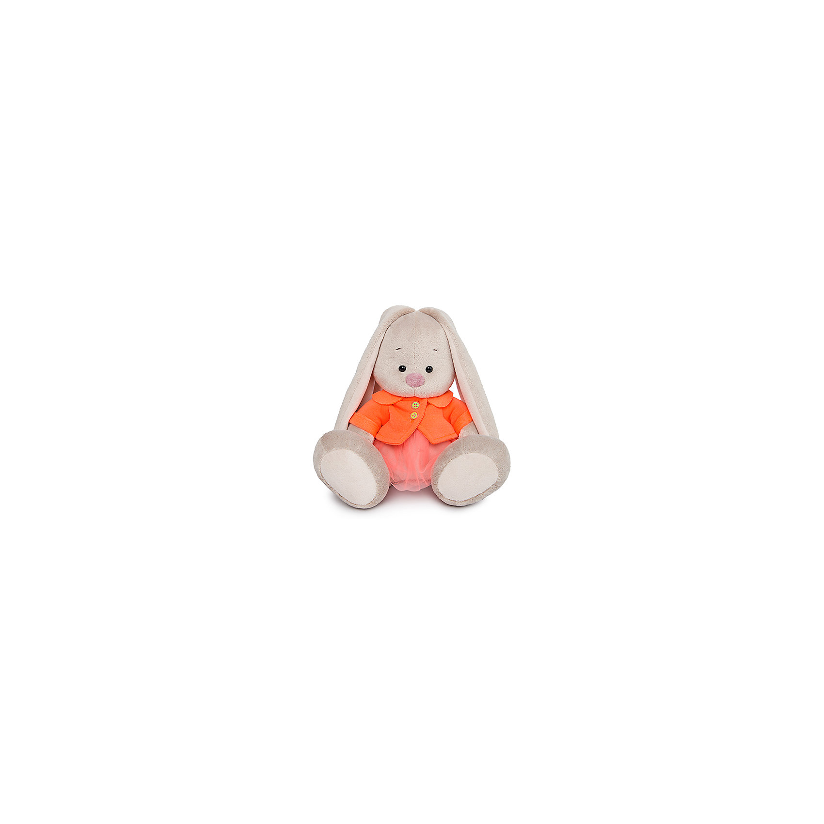 фото Одежда для мягкой игрушки budi basa оранжевая курточка и юбка, 23 см