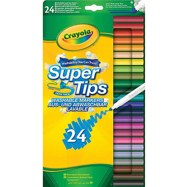 

Смываемые фломастеры Crayola