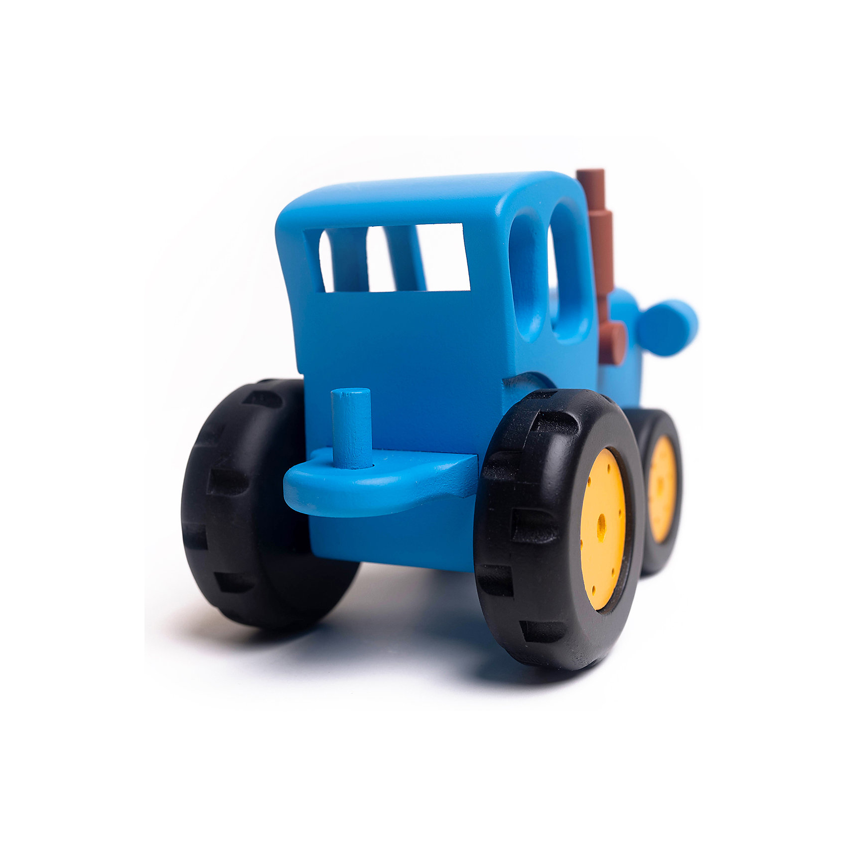 фото Игрушка деревянная bochart синий трактор