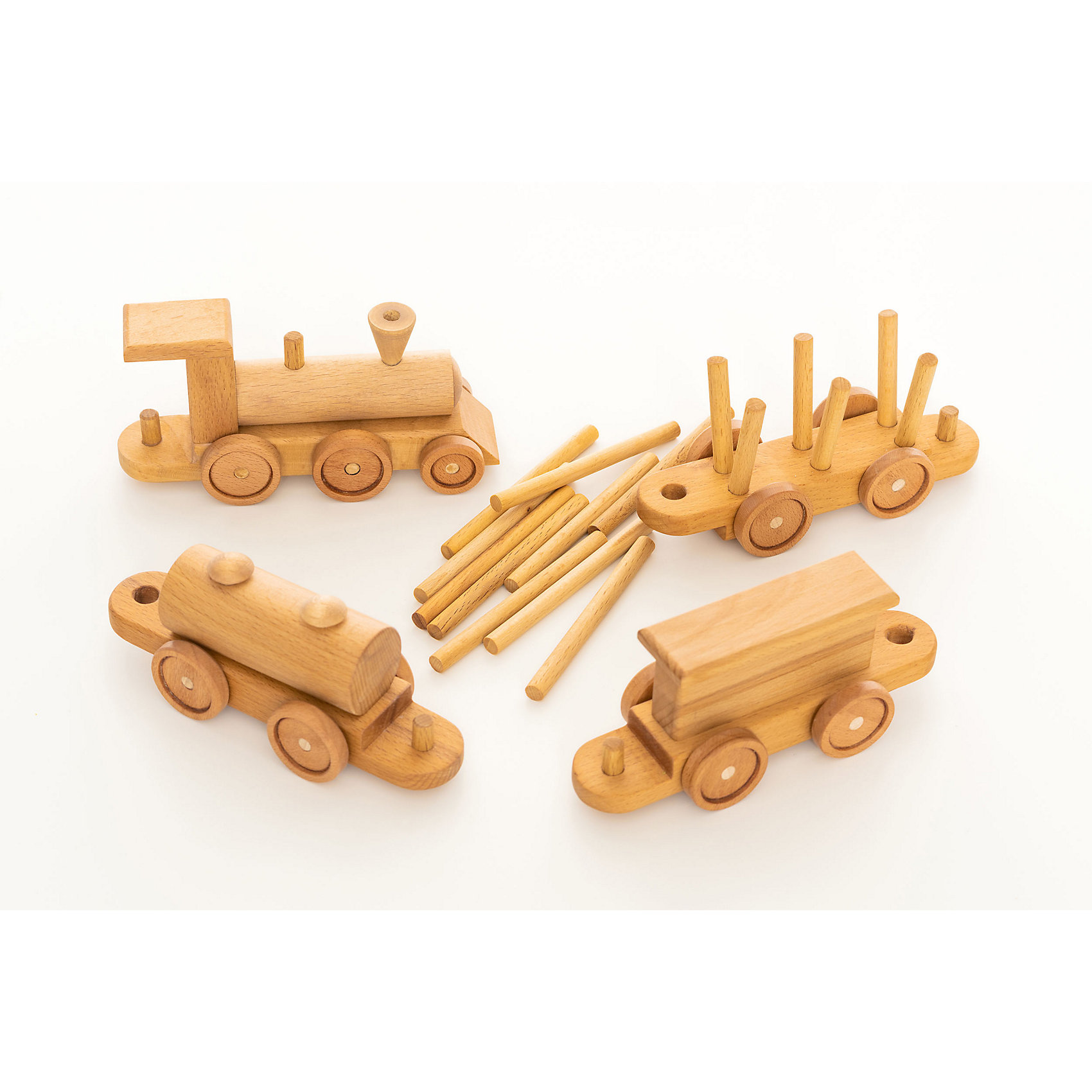 фото Игрушка деревянная bochart паровозик