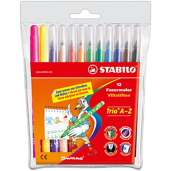 

STABILO Trio Набор фломастеров, 12 цв