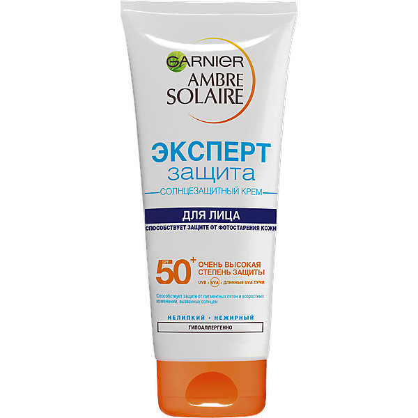 

Крем для лица Garnier Ambre Solaire "Эксперт защита" SPF 50+, 100 мл