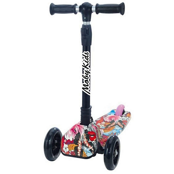 

Трёхколёсный самокат Moby Kids Цветы, 120 мм, Разноцветный, Трёхколёсный самокат Moby Kids Цветы, 120 мм