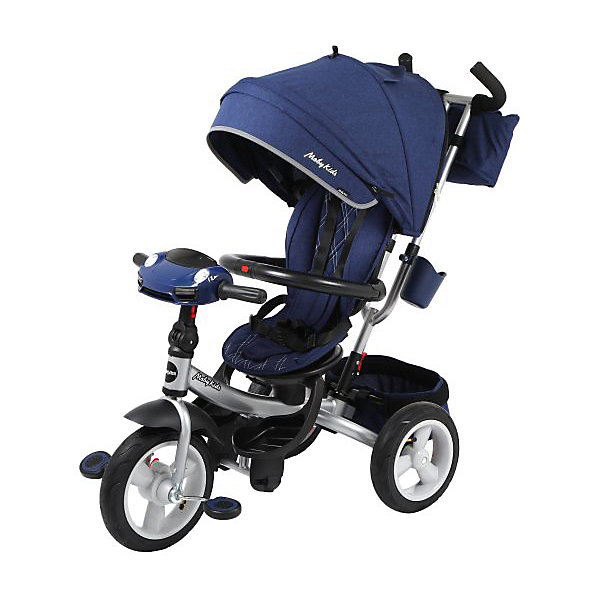

Трёхколёсный велосипед Moby Kids Air Car New 360°, 12x10, Balticblau, Трёхколёсный велосипед Moby Kids Air Car New 360°, 12x10