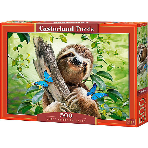 Пазл Счастливый ленивец, 500 деталей Castorland 15537252