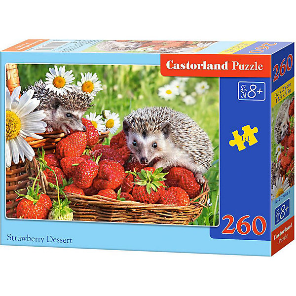 

Пазл Castorland Ёжик и клубника, 260 деталей