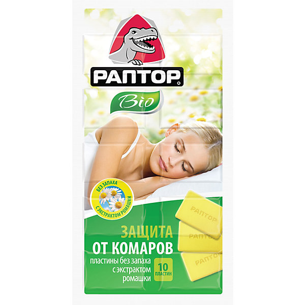 

Пластины от комаров Раптор BIO с экстрактом ромашки