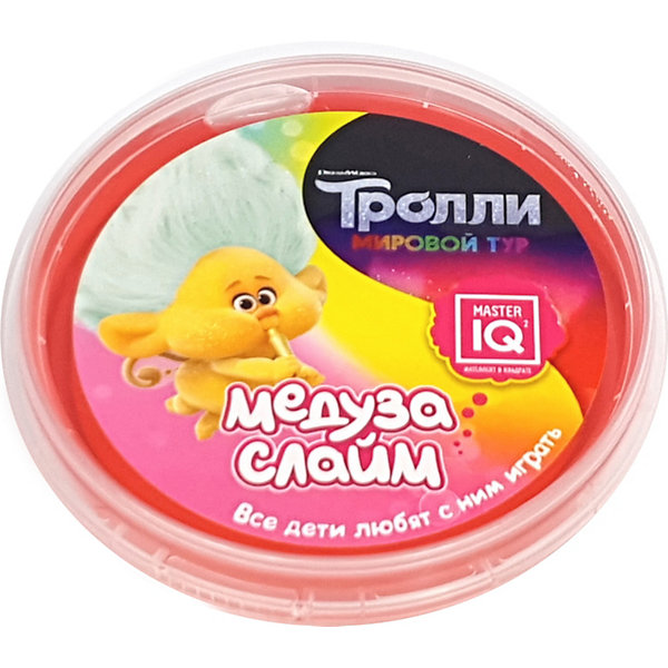 

Слайм-Медуза Master IQ2 Тролли в шайбе, 75 гр, Разноцветный, Слайм-Медуза Master IQ2 Тролли в шайбе, 75 гр