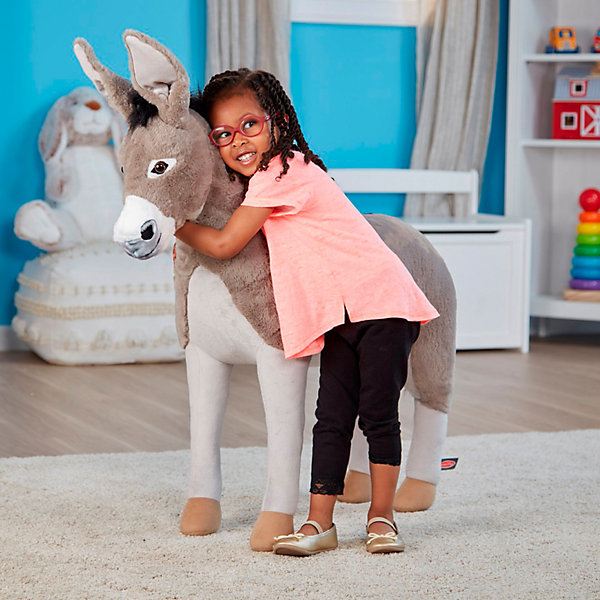 

Мягкая игрушка Melissa & Doug Ослик, Серый, Мягкая игрушка Melissa & Doug Ослик