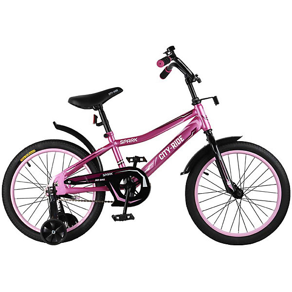 

Детский велосипед City-Ride Spark , рама сталь , диск 18 сталь , цвет Розовый