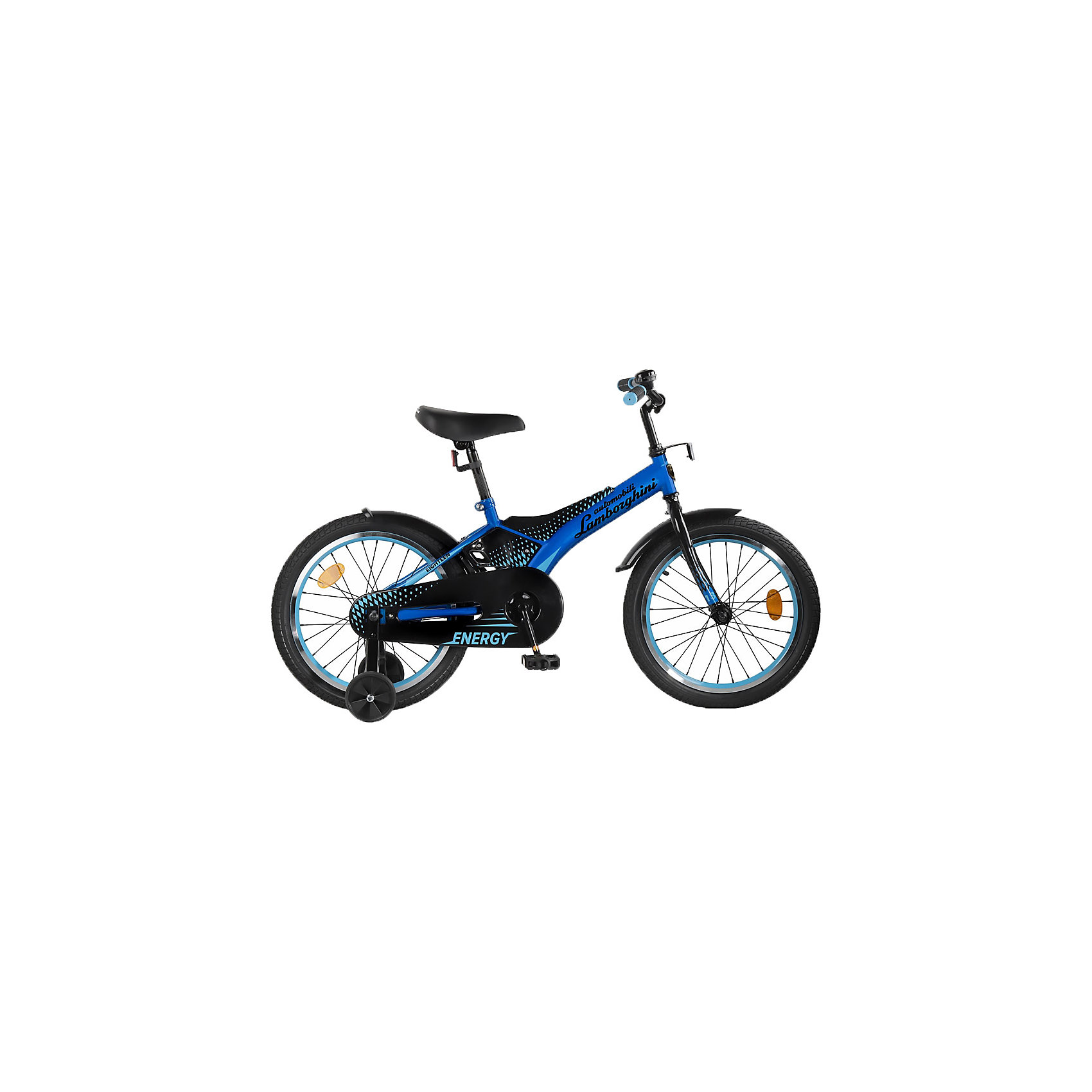 фото Детский велосипед automobili lamborghini energy , рама сталь , диск 18 алюминий , цвет синий