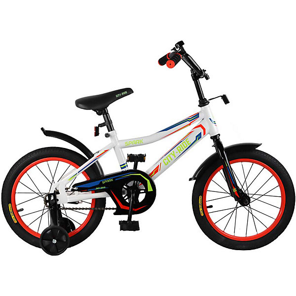

Детский велосипед City-Ride Spark , рама сталь , диск 16 сталь , цвет Белый