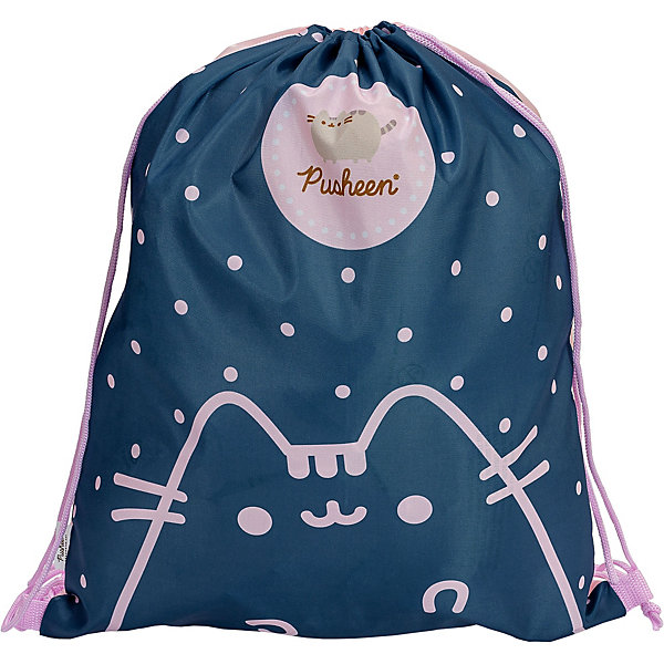 

Мешок для обуви Pusheen, Черный джинсовый, Мешок для обуви Pusheen
