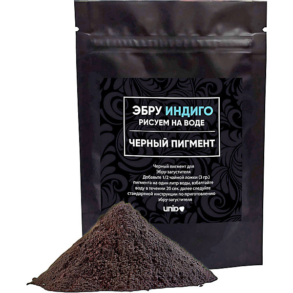 

Загуститель Unid Эбру Индиго "Черная вода, Черный джинсовый, Загуститель Unid Эбру Индиго "Черная вода"