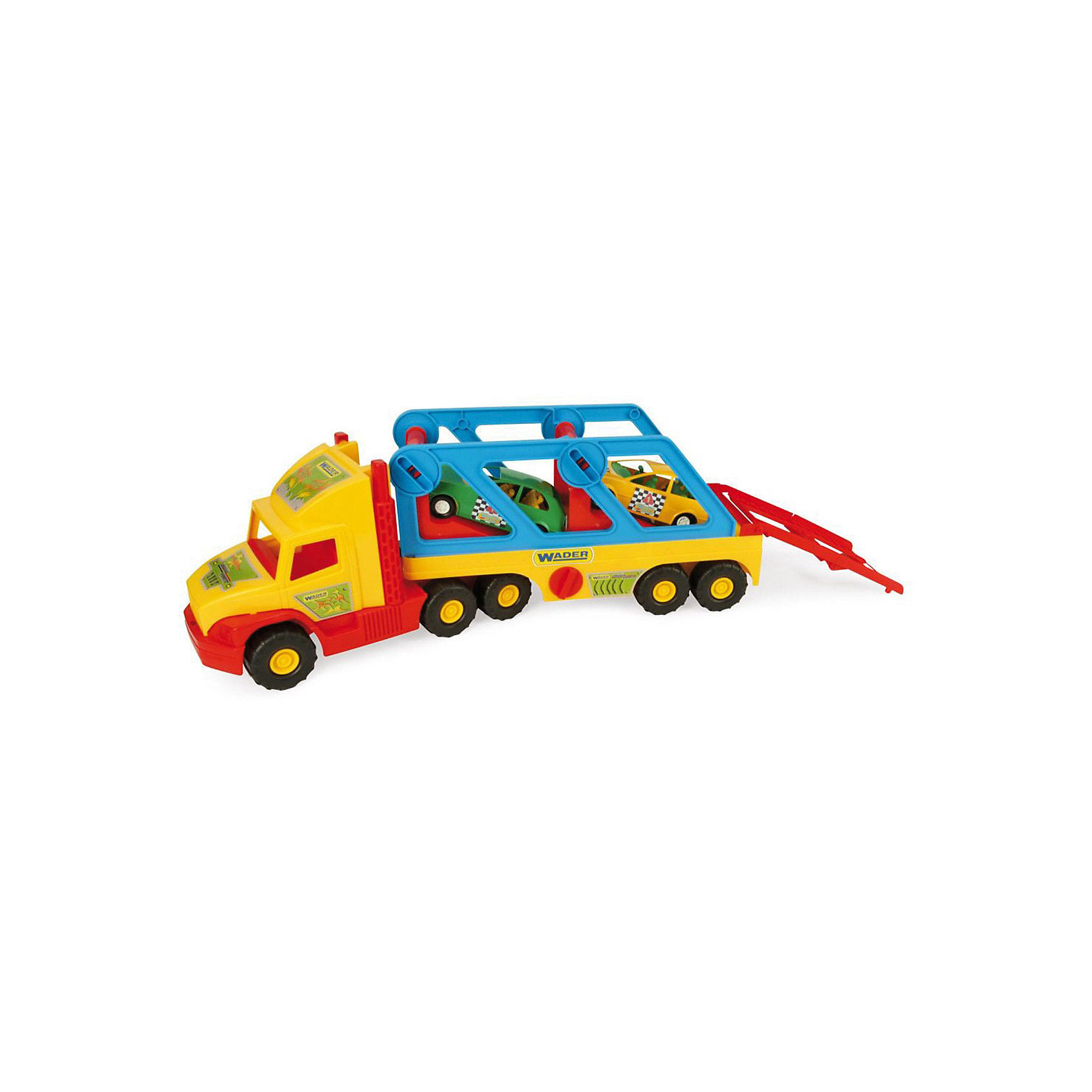 фото Игровой набор wader super truck, с авто-купе