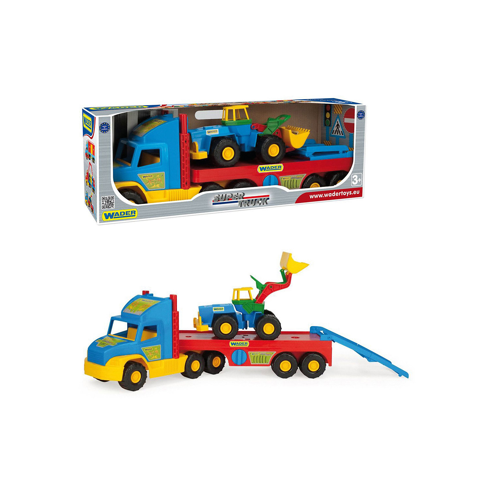 Игровой набор Super Truck, с трактором Wader 15627146