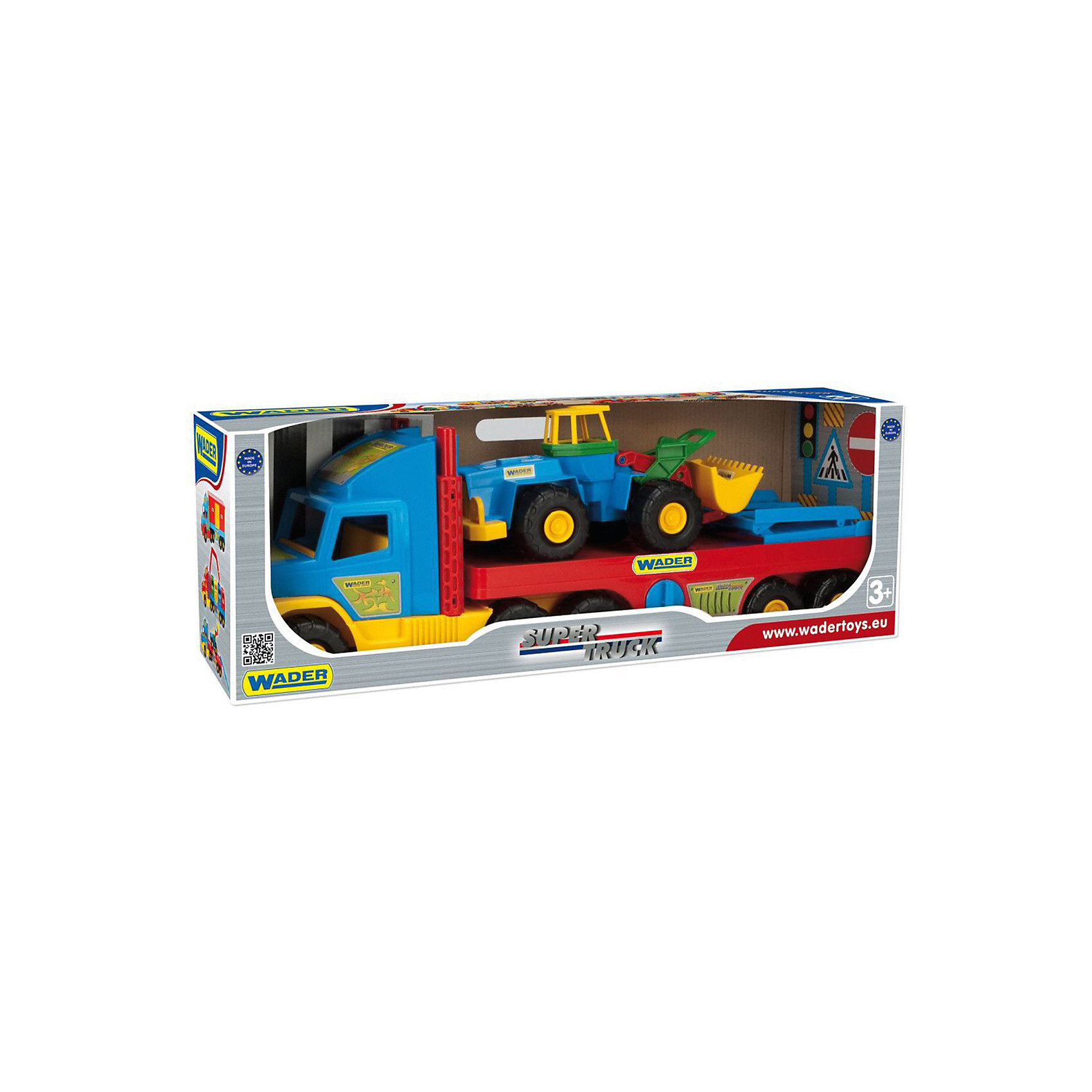 Игровой набор Super Truck, с трактором Wader 15627146