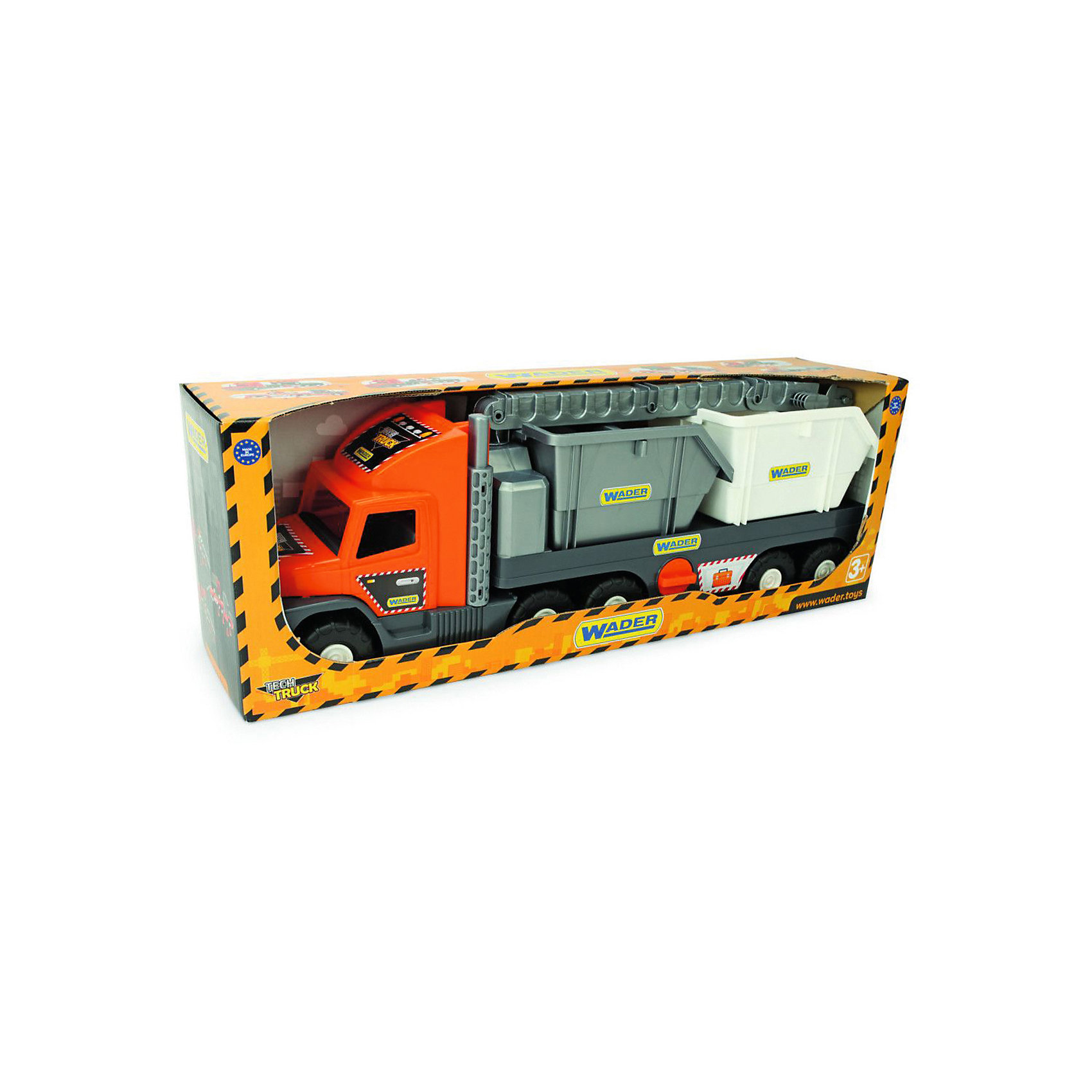 Игровой набор Super Tech Truck, с контейнерами Wader 15627230