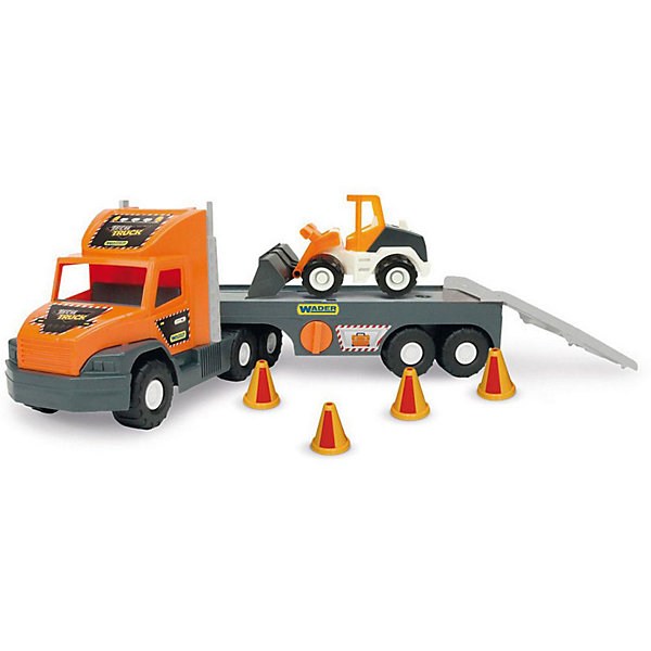 

Игровой набор Wader Super Tech Truck, с бульдозером