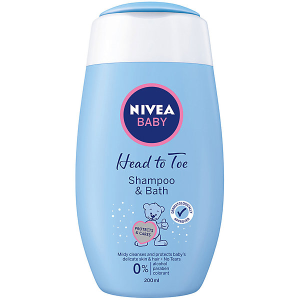 Шампунь для волос и пена для купания Baby, 200 мл Nivea 15639158