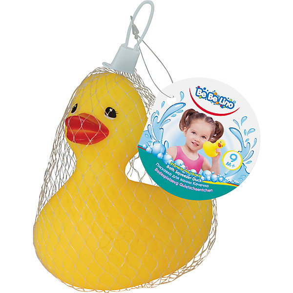 

Игрушка для ванны Bebelino Уточка-пищалка, Желтый, Игрушка для ванны Bebelino Уточка-пищалка