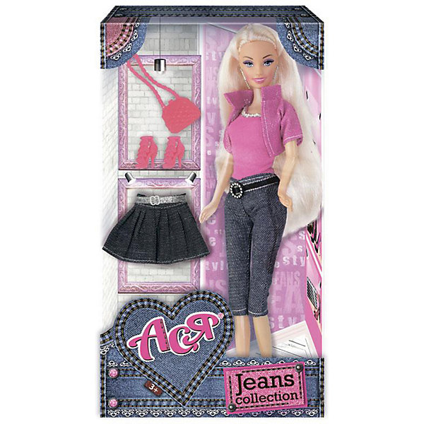 

Кукла Toys Lab "Джинсовая коллекция" Ася, 28 см, Синий, Кукла Toys Lab "Джинсовая коллекция" Ася, 28 см