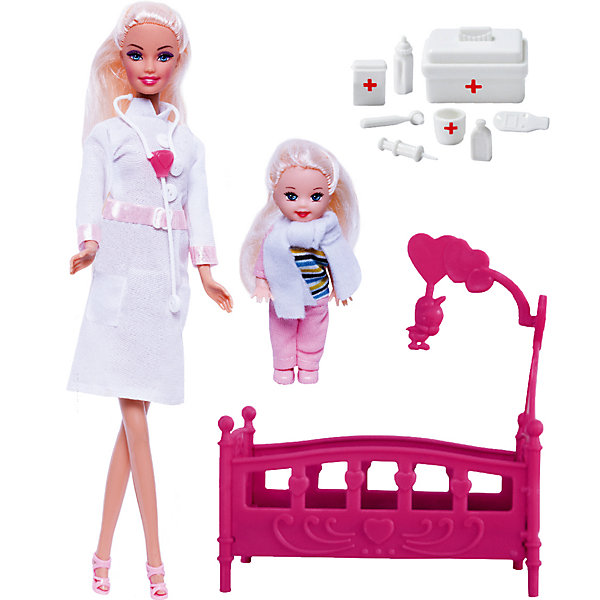 

Набор кукол Toys Lab "Детский доктор" Ася с малышкой, 28 см, Белый, Набор кукол Toys Lab "Детский доктор" Ася с малышкой, 28 см