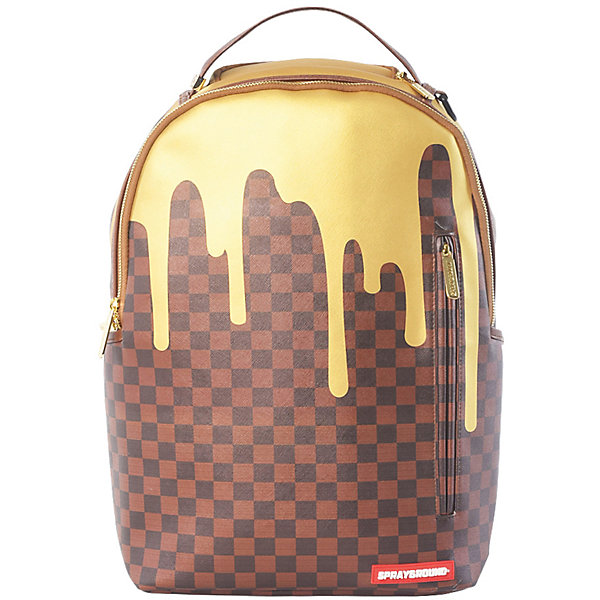 фото Рюкзак sprayground gold checkered