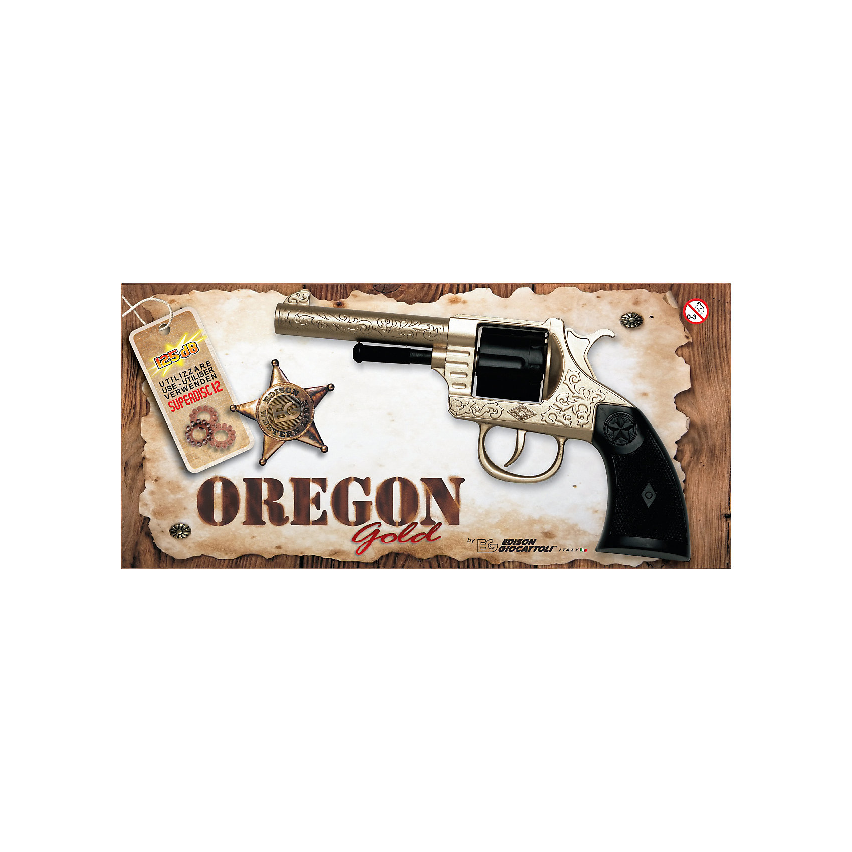 фото Пистолет edison oregon metall western, 21,5 см